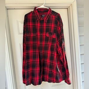 Men’s Faded Glory Button Down Plaid Flannel